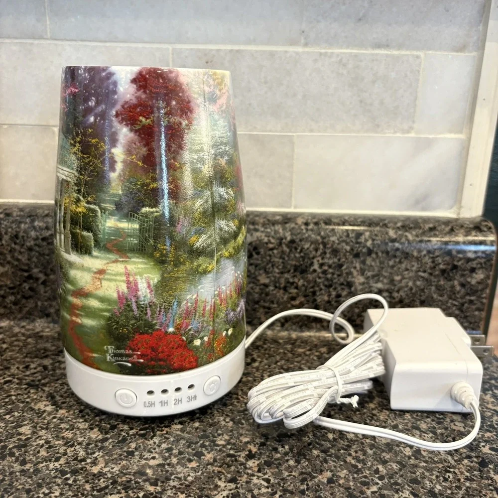 Thomas Kinkade Harmony of Life Essential Oil Diffuser Bradford Exchange Garden
